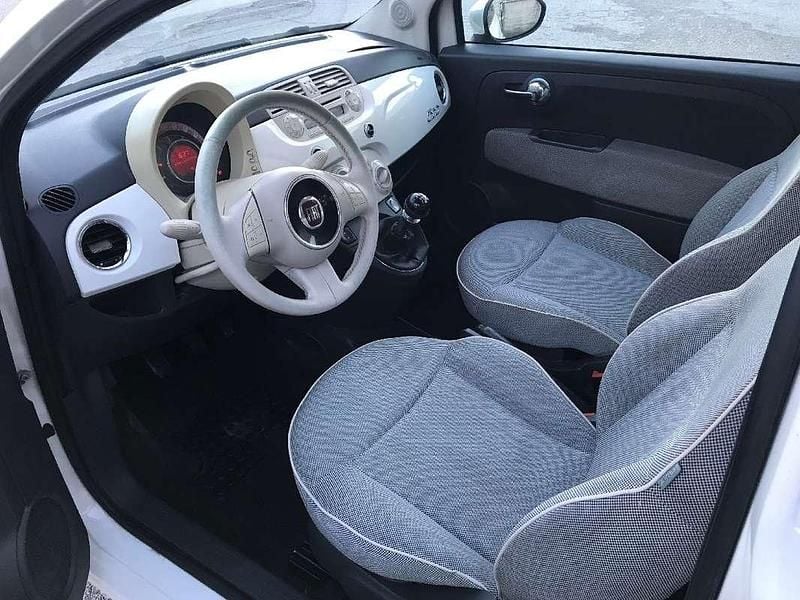 Usata Fiat 500 Lounge 75 CV (55 kW) 2008 Bianco Utilitaria