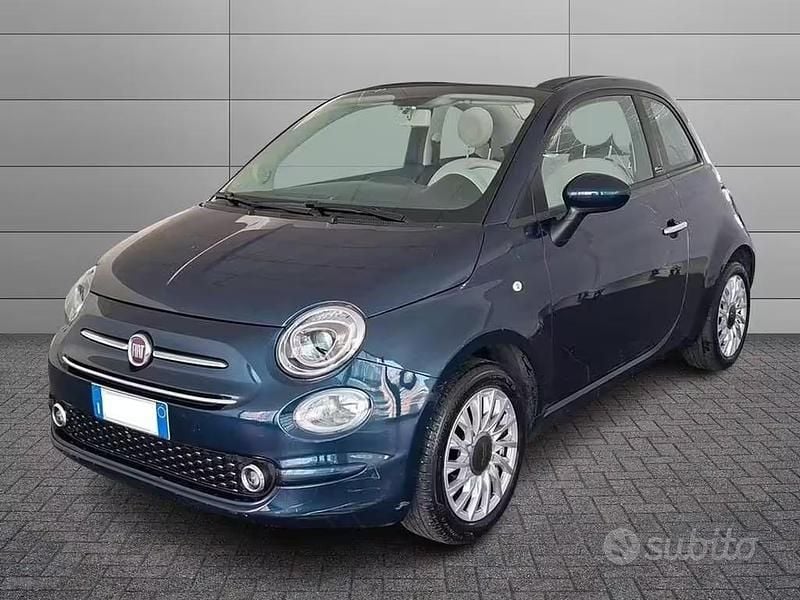 Usata Fiat 500C Lounge 69 CV (50 kW) 2020 Blu Cabrio