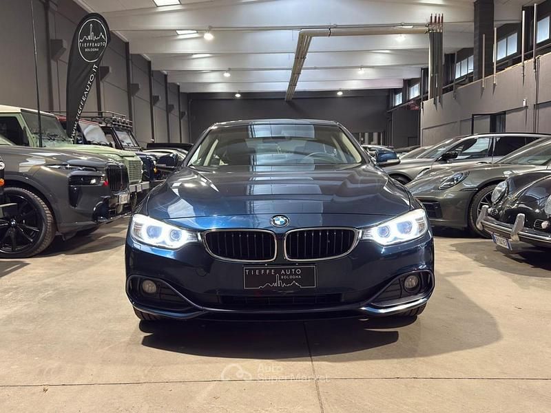 Usata BMW 420 Coupé Sport Line 190 CV (139 kW) 2015 Blu metallizzato Coupé