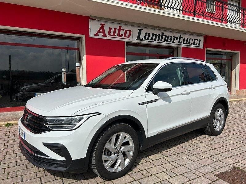 Usata VW Tiguan Life 150 CV (110 kW) 2021 Bianco SUV