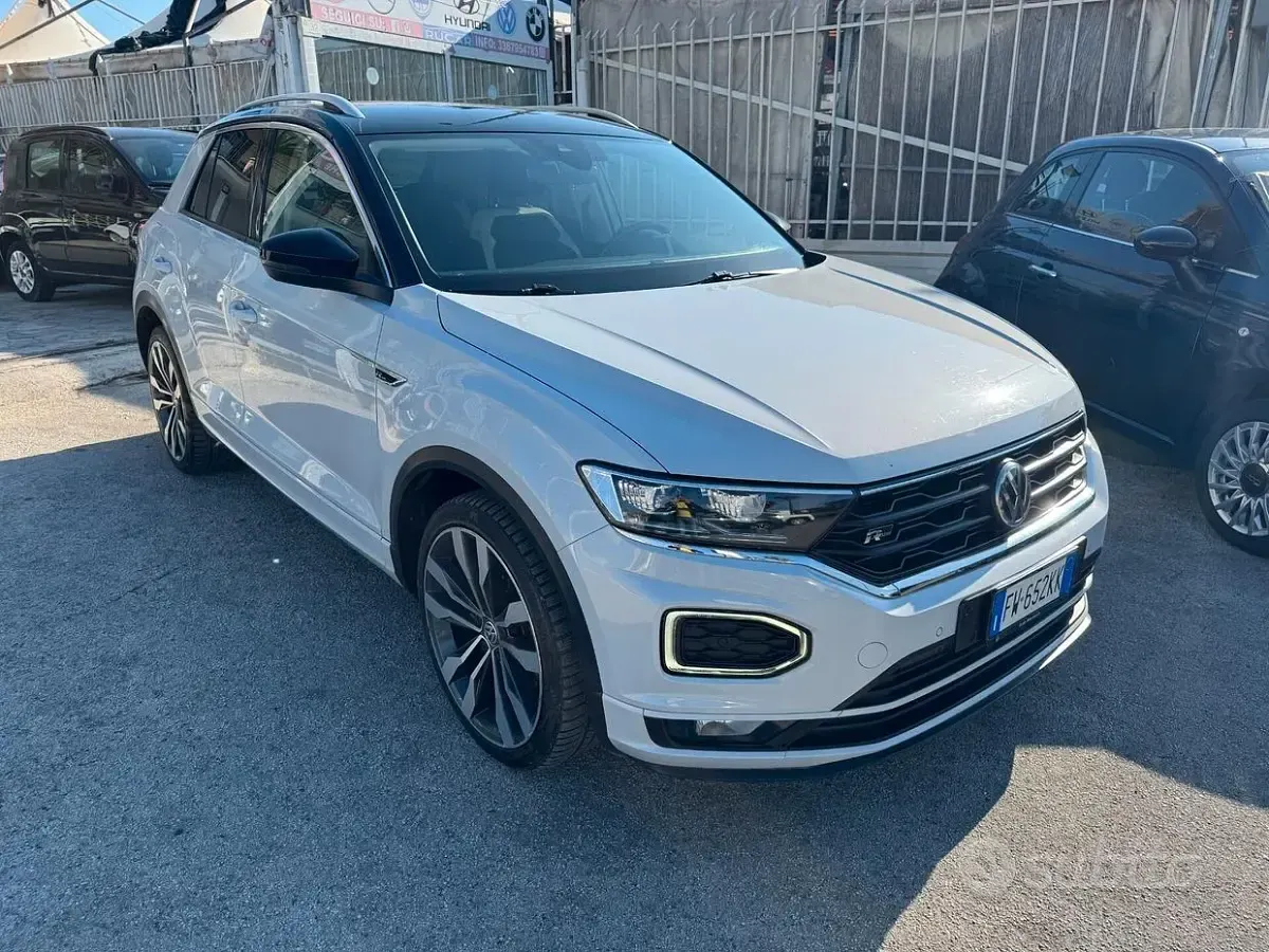 Usata VW T-Roc R-line 150 CV (110 kW) 2019 Grigio SUV