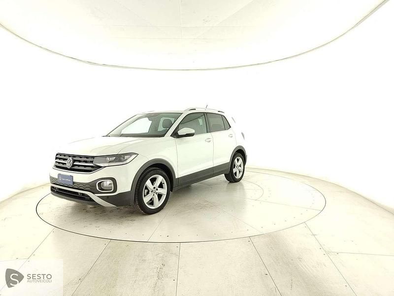 Bianco Usata 2022 VW T-Cross Advance SUV | 18.900 € (Buon prezzo) - Immagine 1/4