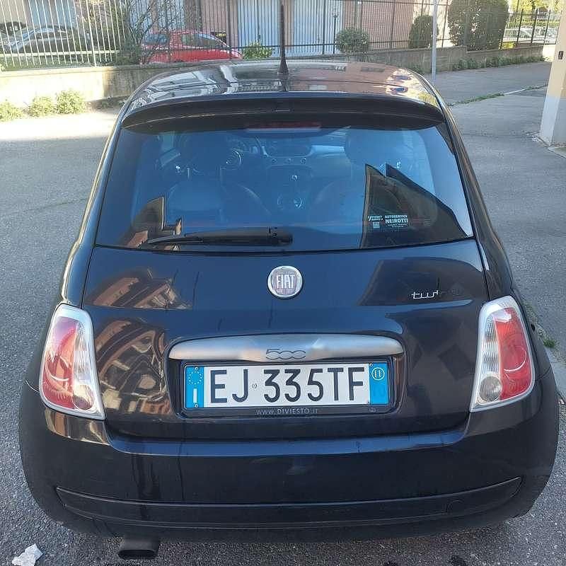 Usata Fiat 500 Lounge 86 CV (63 kW) 2011 Nero Utilitaria