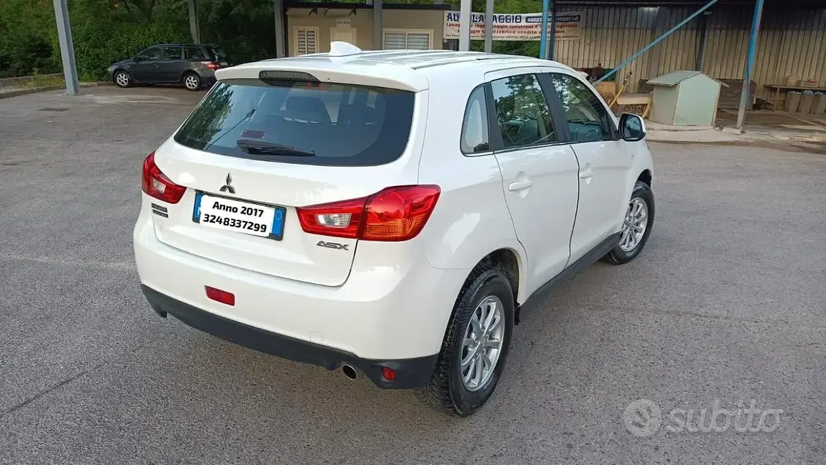 Usata Mitsubishi ASX 114 CV (83 kW) 2017 Bianco SUV