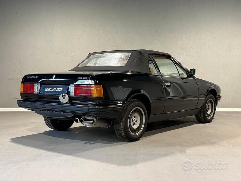 Usata Maserati Ghibli 184 CV (135 kW) 1988 Nero Cabrio