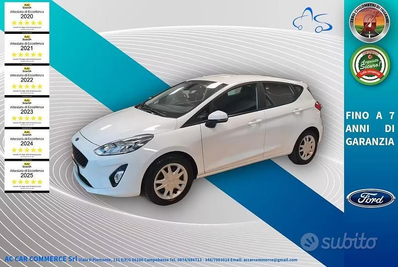 Usata Ford Fiesta Business Edition 86 CV (63 kW) 2020 Bianco Utilitaria