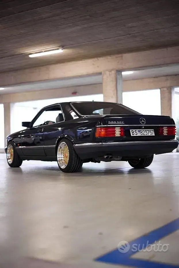 Usata Mercedes 500 265 CV (194 kW) 1989 Bluazzurro Coupé