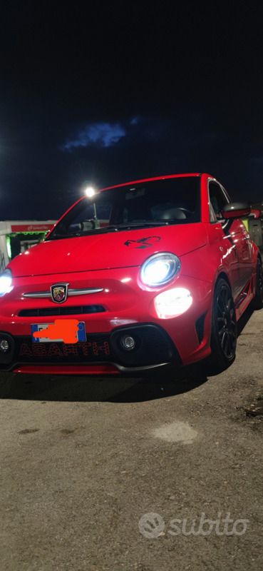 Usata Abarth 595 Pista 2018 Rosso Utilitaria
