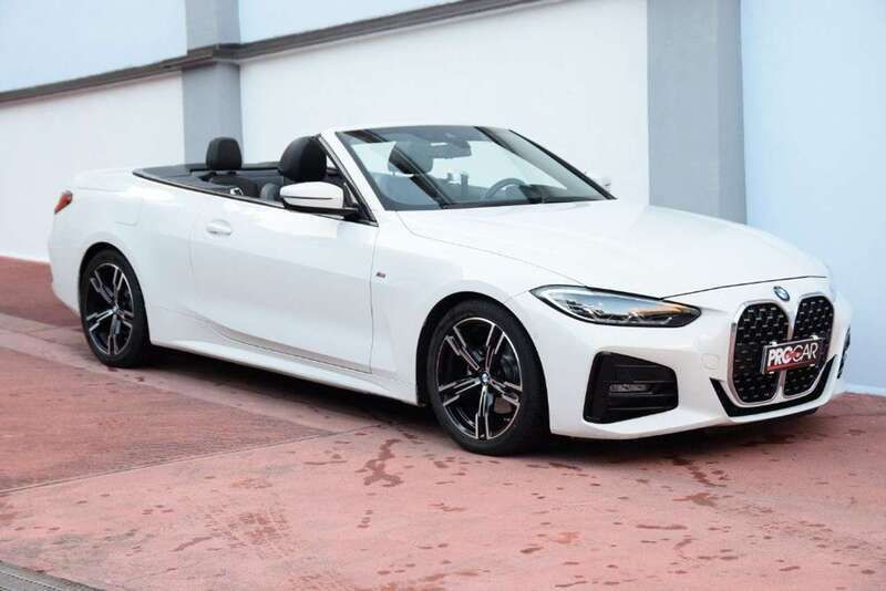 Bianco perlato Usata 2021 BMW 420 M Sport Cabrio | 36.900 € (Buon prezzo) - Immagine 1/4
