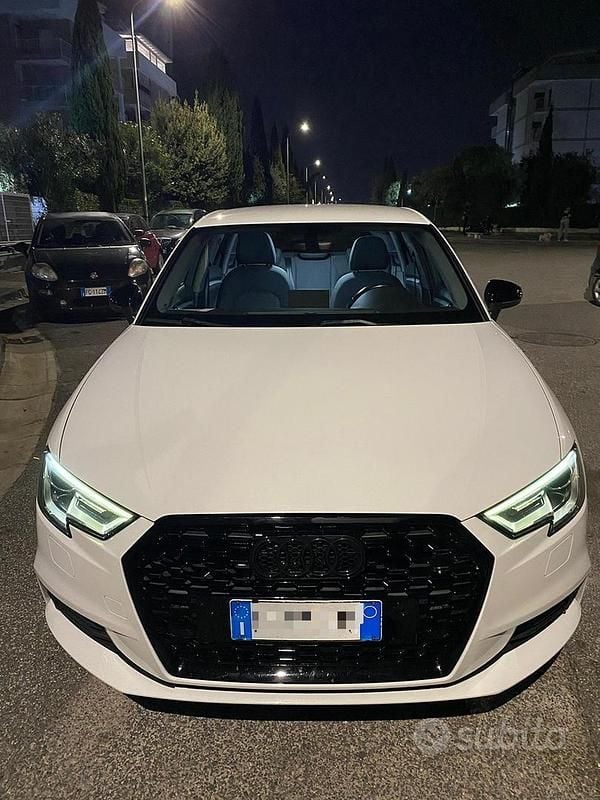 Usata Audi A3 Ambiente 116 CV (85 kW) 2018 Bianco Berlina
