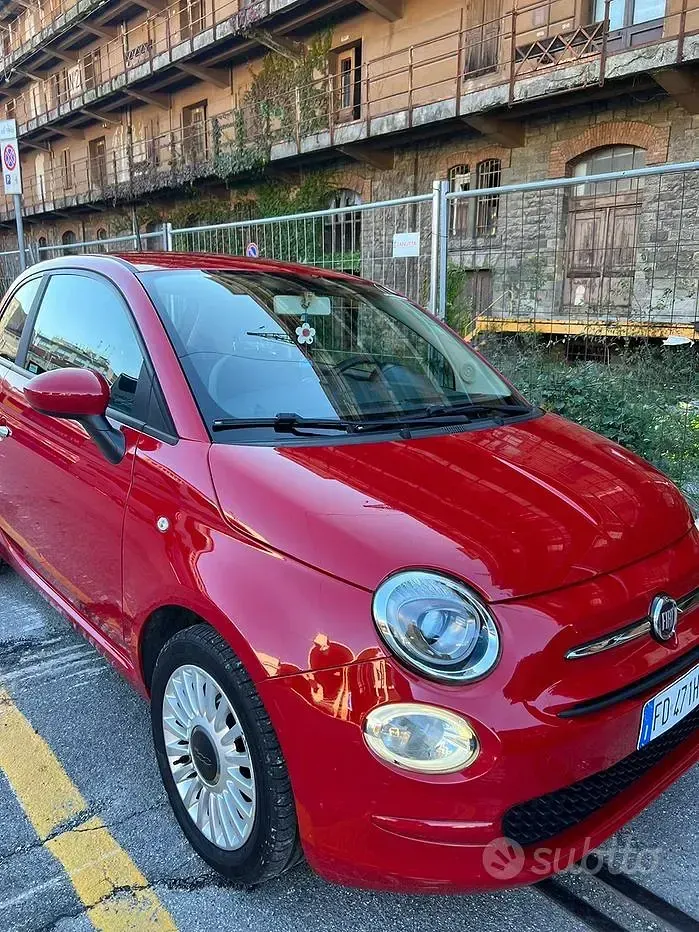 Usata Fiat 500 Lounge 69 CV (50 kW) 2016 Rosso Berlina
