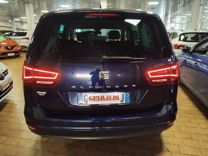Usata Seat Alhambra XCELLENCE 177 CV (130 kW) 2020 Blu atlantic / metallizzato Monovolume