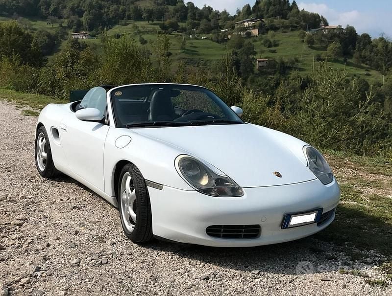 Usata Porsche Boxster 204 CV (150 kW) 1998 Bianco Cabrio