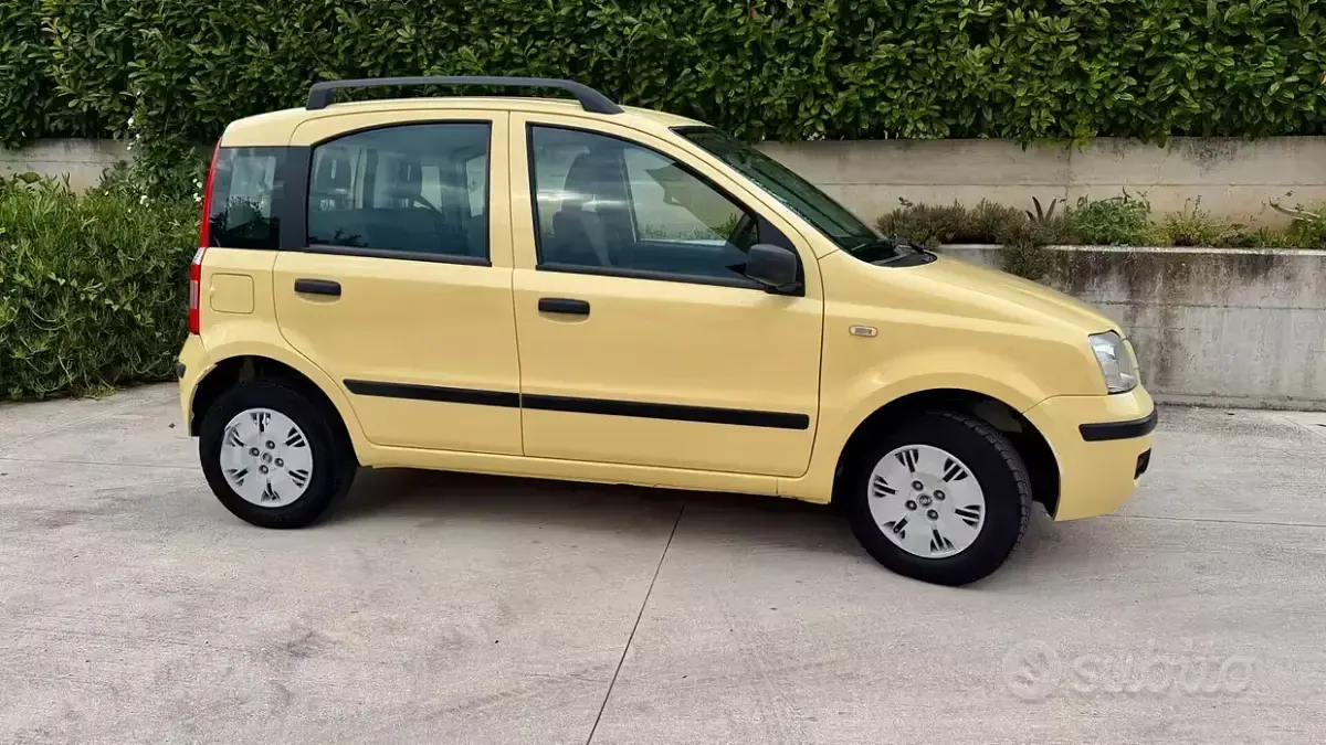 Usata Fiat Panda Dynamic 69 CV (50 kW) 2007 Giallo Utilitaria