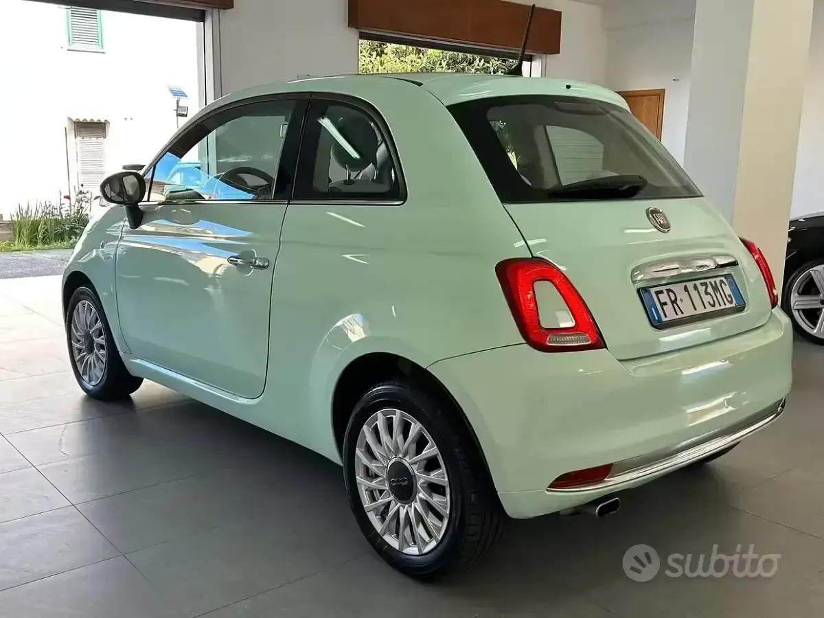 Usata Fiat 500 Lounge 69 CV (50 kW) 2018 Blu Berlina