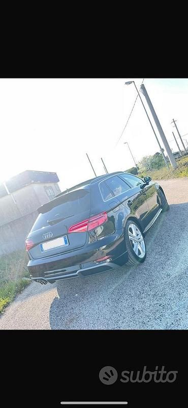 Usata Audi A3 S-Line 150 CV (110 kW) 2016 Nero Berlina