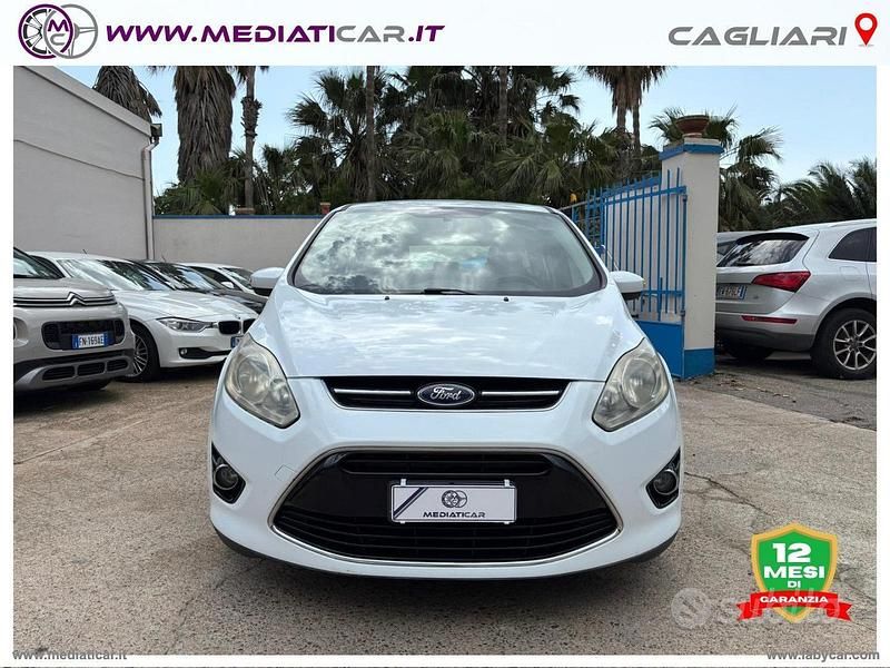 Usata Ford C-MAX Titanium 115 CV (84 kW) 2012 Bianco Monovolume