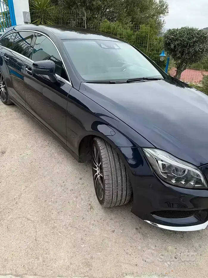 Usata Mercedes CLS250 Premium 204 CV (150 kW) 2017 Bluazzurro Coupé