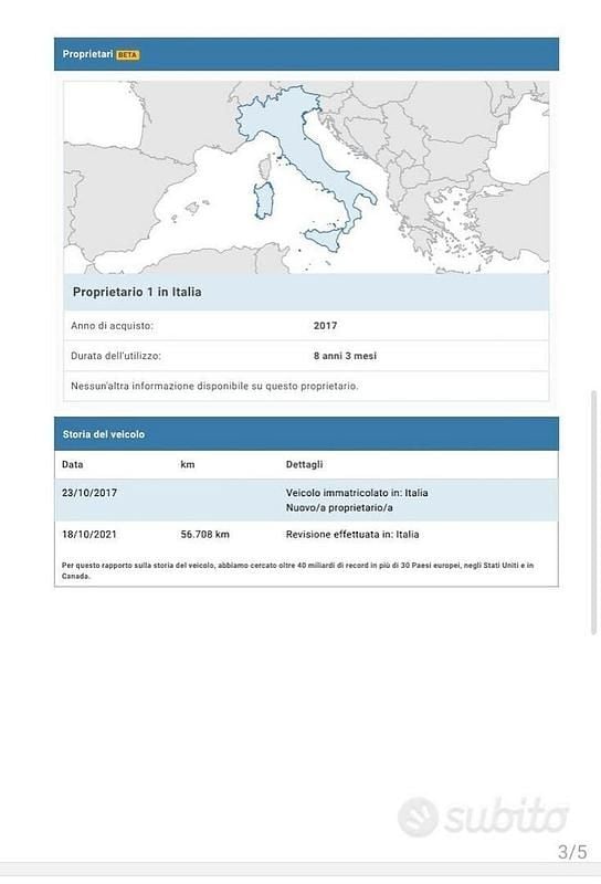 Usata Fiat 500X Lounge 120 CV (88 kW) 2017 Rosso SUV