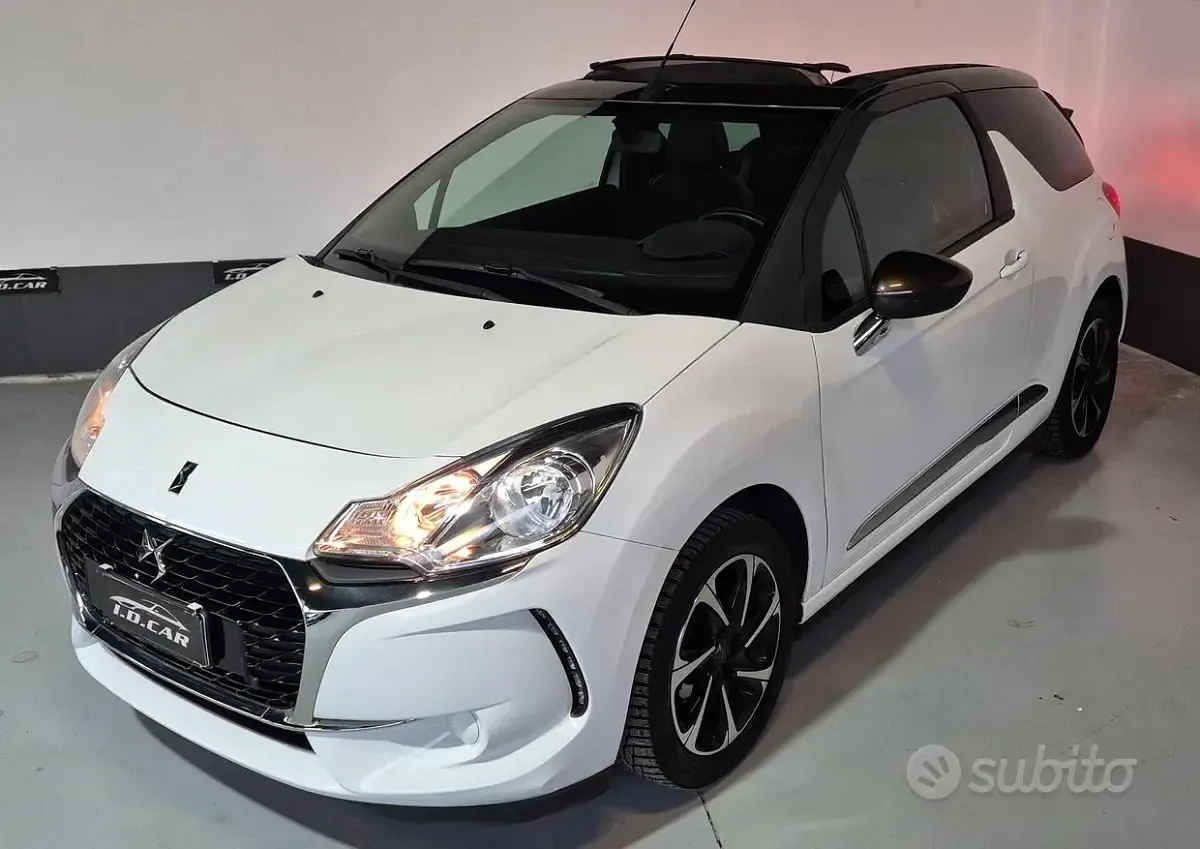 Usata DS Automobiles DS3 Sport Chic 110 CV (80 kW) 2018 Bianco Cabrio
