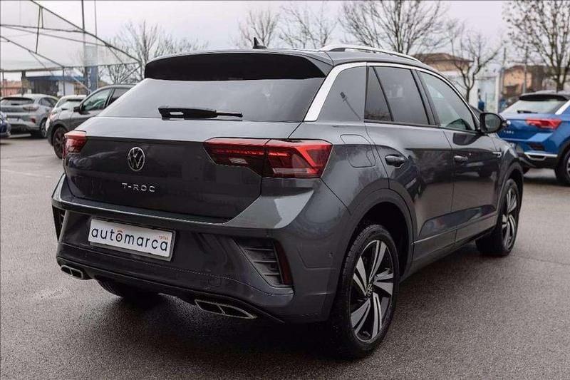 Usata VW T-Roc R-line 116 CV (85 kW) 2022 Grigio SUV