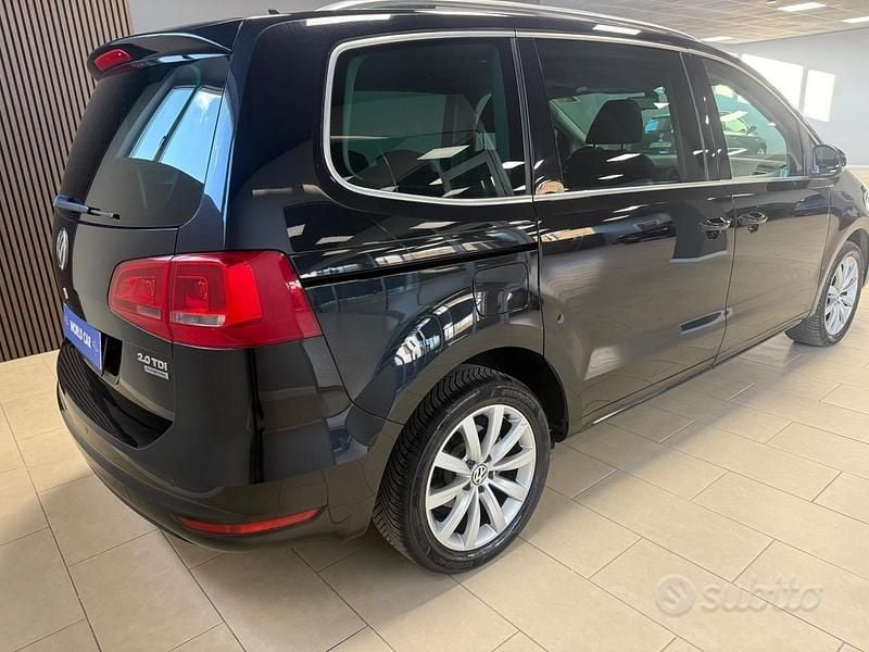 Usata VW Sharan Highline 140 CV (102 kW) 2012 Nero Monovolume