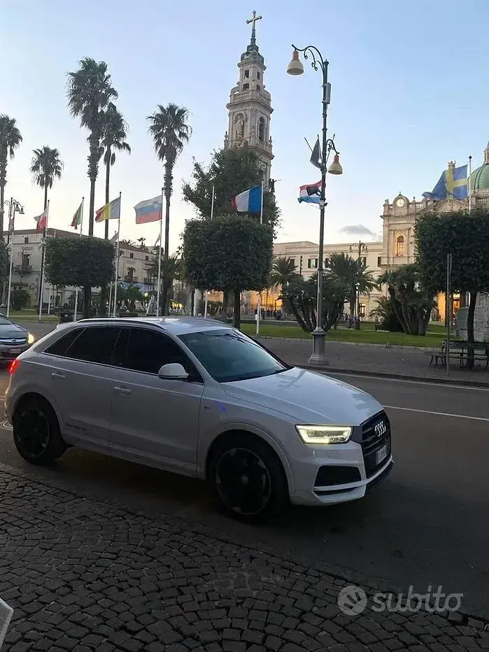 Usata Audi Q3 S-Line 184 CV (135 kW) 2017 Bianco SUV