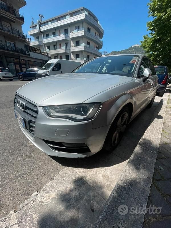 Usata Audi A3 Ambition 102 CV (75 kW) 2014 Grigio Berlina