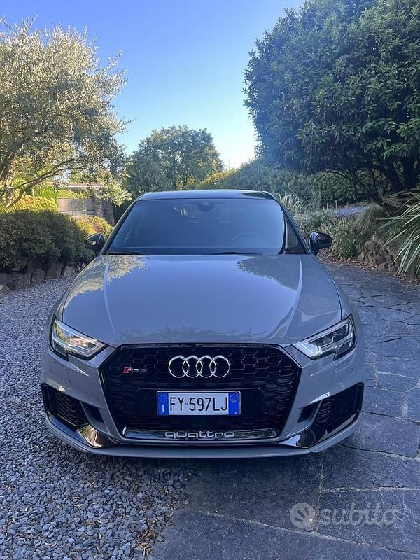 Usata Audi RS3 Sportback 400 CV (294 kW) 2019 Grigio Utilitaria
