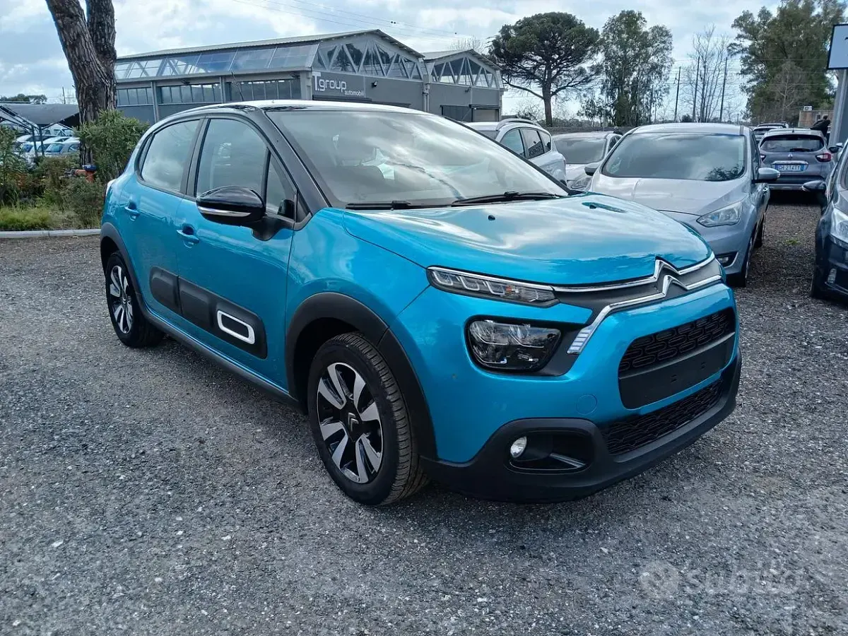 Usata Citroën C3 Shine 83 CV (61 kW) 2022 Blu Utilitaria