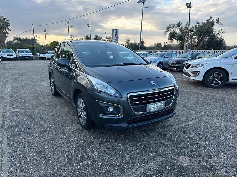 Usata Peugeot 3008 Allure 115 CV (84 kW) 2015 Grigio Station wagon