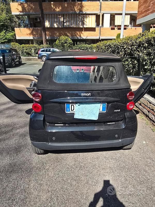 Usata Smart ForTwo Cabrio 71 CV (52 kW) 2010 Nero Cabrio
