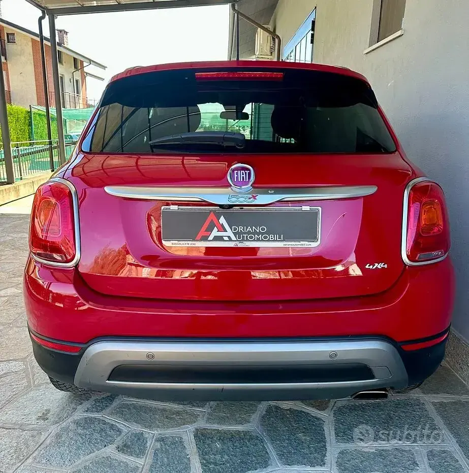 Usata Fiat 500X Cross 170 CV (125 kW) 2016 Rosso SUV