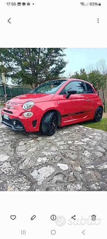 Usata Fiat 500 Abarth 145 CV (106 kW) 2018 Rosso Berlina
