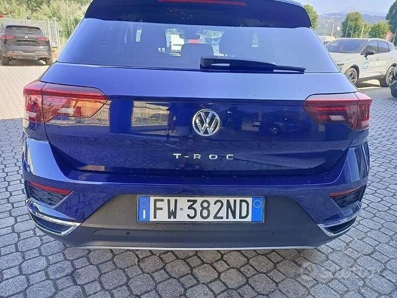 Usata VW T-Roc Advance 150 CV (110 kW) 2019 Blu/azzurro SUV