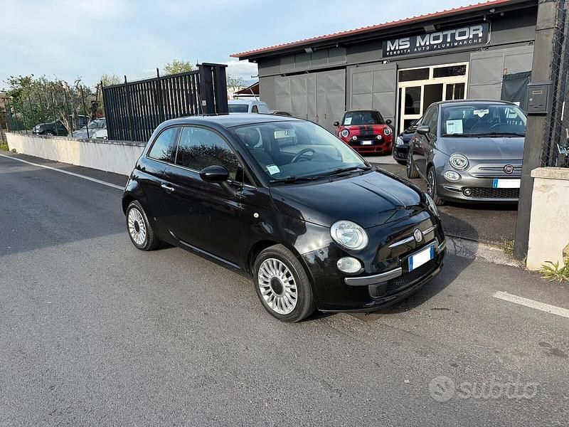 Usata Fiat 500 Lounge 69 CV (50 kW) 2012 Nero Utilitaria