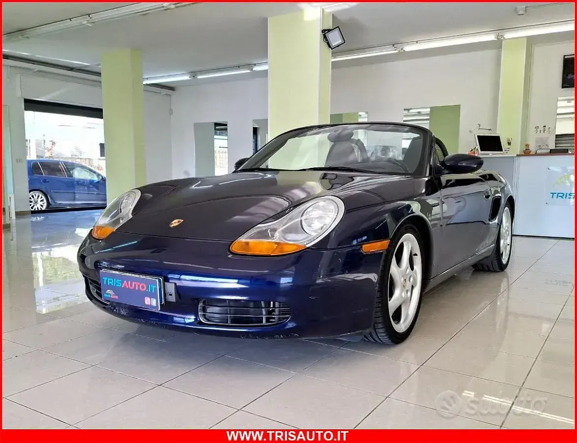Usata Porsche Boxster 219 CV (161 kW) 2002 Bluazzurro Cabrio
