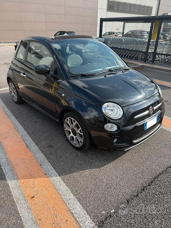 Usata Fiat 500C S 105 CV (77 kW) 2014 Nero Cabrio