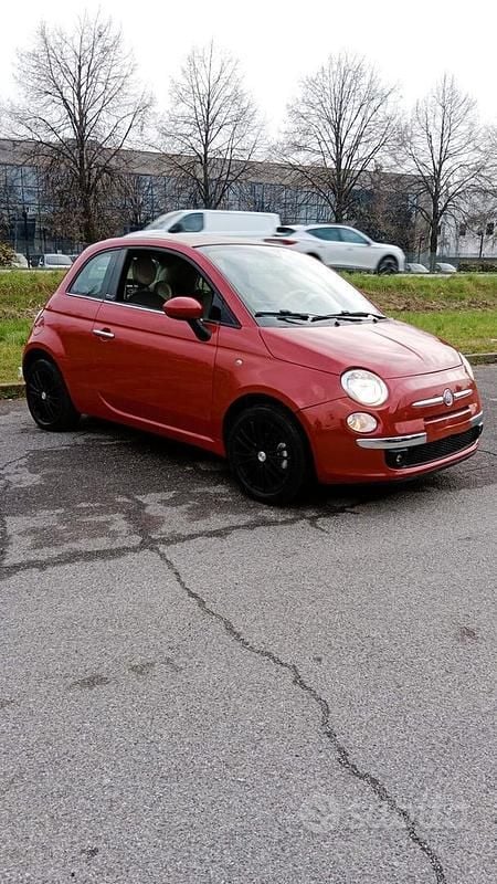 Usata Fiat 500C Lounge 101 CV (74 kW) 2009 Rosso Cabrio