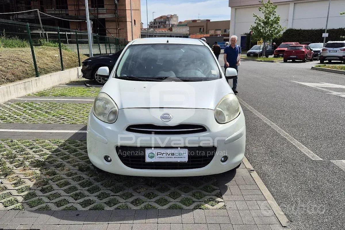 Usata Nissan Micra Tekna 80 CV (58 kW) 2011 Bianco Utilitaria