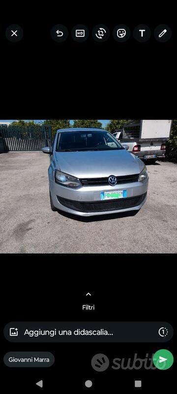 Grigio Usata 2012 VW Polo Due volumi | 5400 € (Buon prezzo) - Immagine 1/4