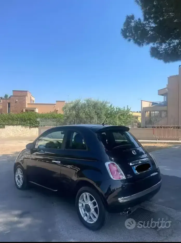Usata Fiat 500 95 CV (69 kW) 2011 Blu Utilitaria