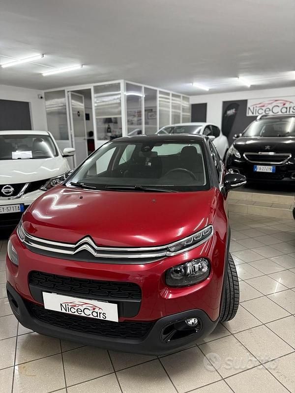 Usata Citroën C3 Shine 75 CV (55 kW) 2018 Rosso Utilitaria