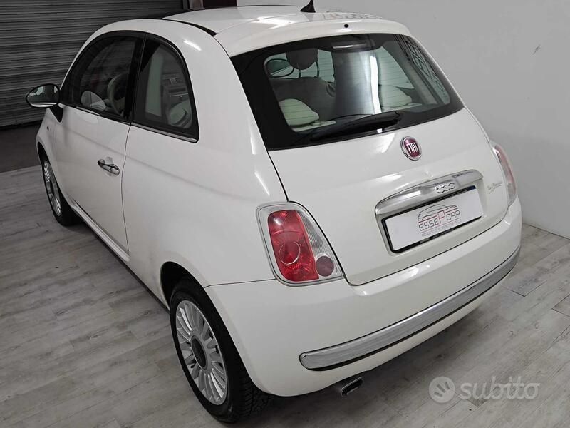 Usata Fiat 500 Lounge 69 CV (50 kW) 2013 Bianco Utilitaria