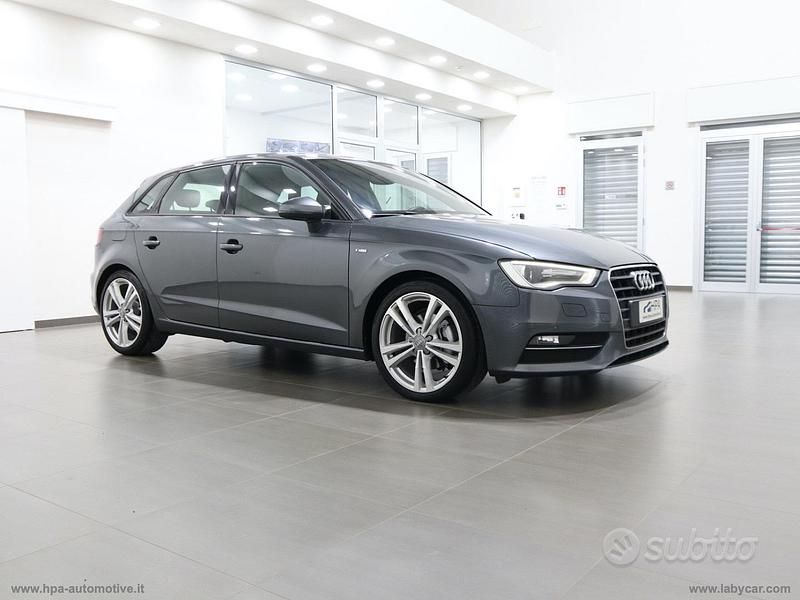 Usata Audi A3 S-Line 149 CV (109 kW) 2013 Grigio Berlina