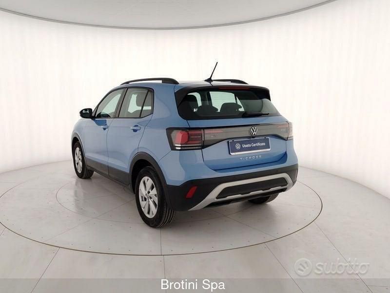 Usata VW T-Cross Life 95 CV (69 kW) 2024 Azzurro SUV