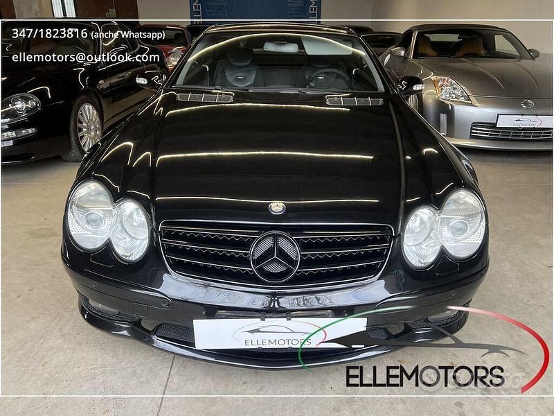 Usata Mercedes SL500 AMG 306 CV (225 kW) 2002 Nero Cabrio