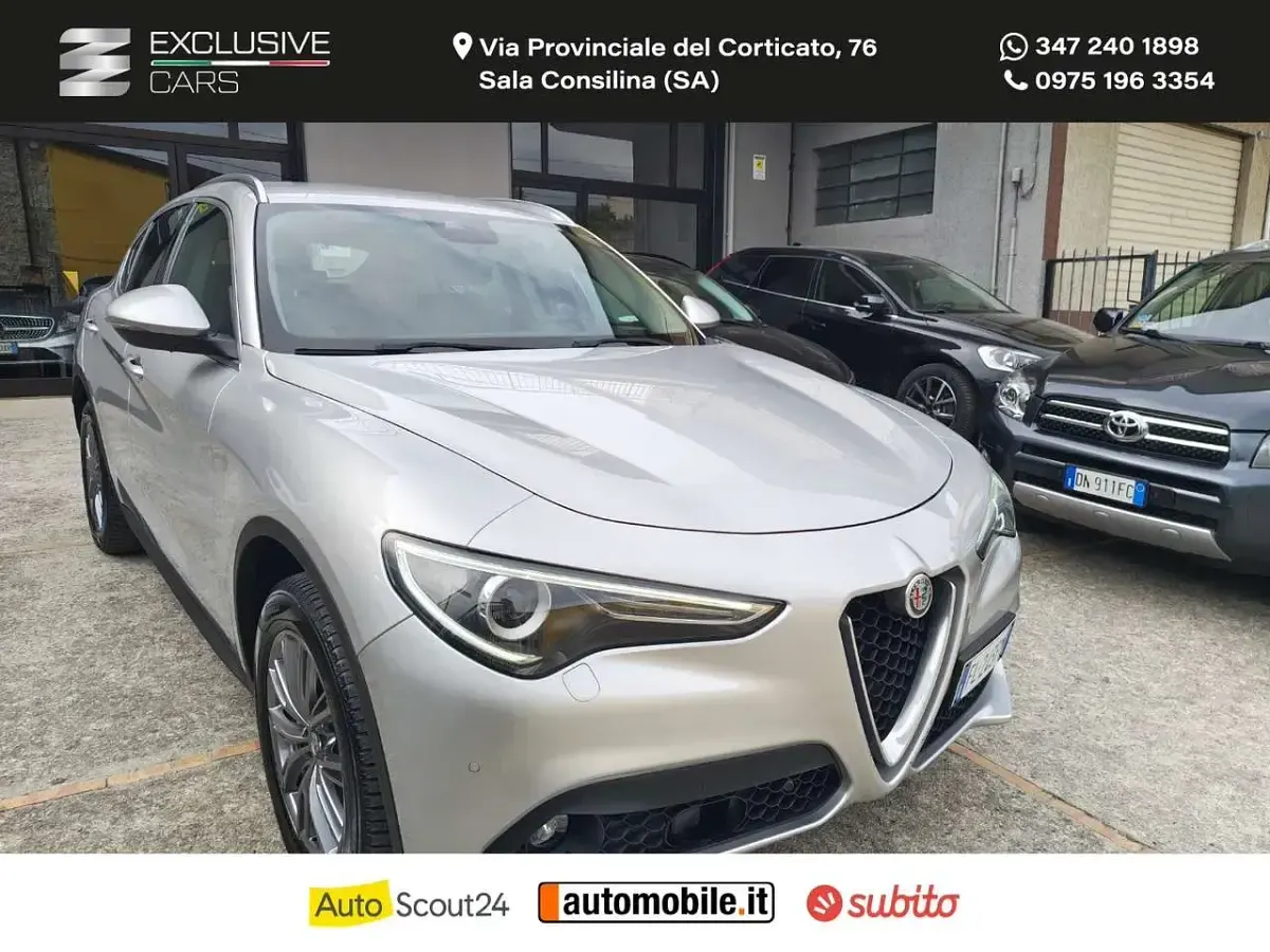 Usata Alfa Romeo Stelvio 179 CV (131 kW) 2018 Argento SUV