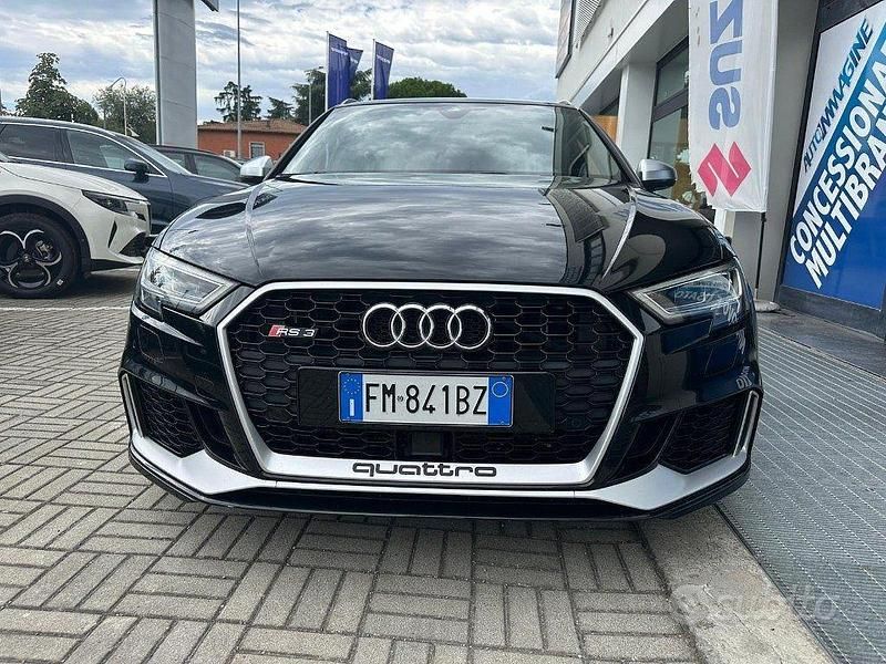 Usata Audi RS3 Comfort 400 CV (294 kW) 2017 Nero metallizzato Berlina