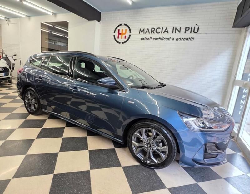Usata Ford Focus ST-Line 125 CV (91 kW) 2023 Blu Station wagon
